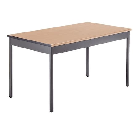 Ofm Utility Table 30" D X 30" H, Maple, Laminate UT3048-MPL