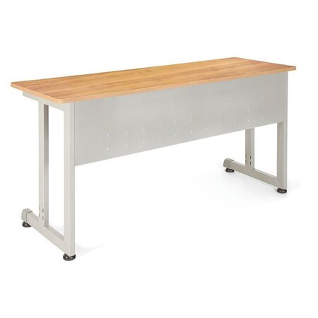 Ofm Training Table, 20" D, 30-3/4" H, Maple, Melamine 55141-MPL