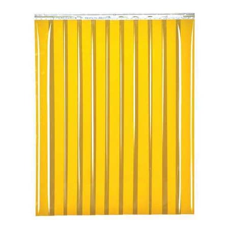 Tmi Welding Strip Curtain, 8 in W., 8 in H., Amber SD14-0808-08