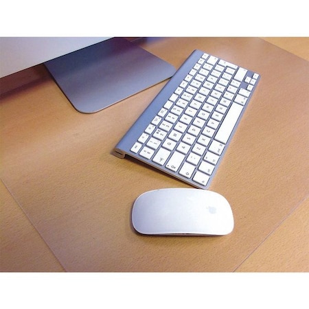 Floortex Desktex Pack of 2 Clear Polycarbonate Desk Pads - 17" x 22" FPDE1722RA2