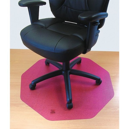 Floortex 9Mat Polycarbonate 9-Sided Pink Gaming Chair Mat for Hard Floors - 38" x 39" FC121001009RC