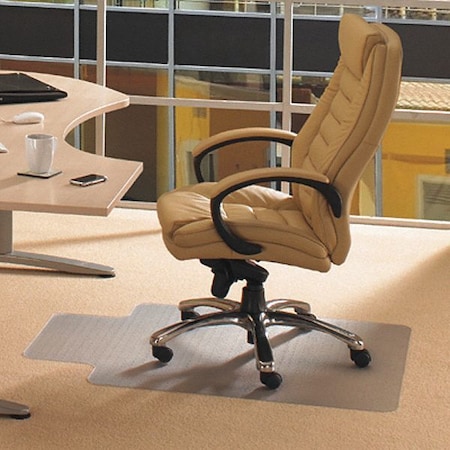Floortex Advantagemat Vinyl Lipped Chair Mat for Carpets up to 1/4" - 36" x 48" FR119225LV