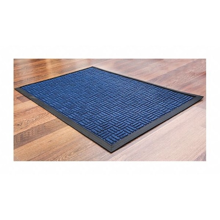 Floortex Door Mat, Blue, 36 in W x FR490150FPRBL | Zoro