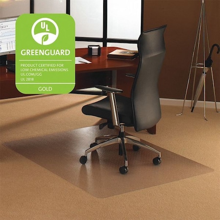Floortex Ultimat Polycarbonate Rectangular Chair Mat for Carpets up to 1/2" - 35" x 47" FC118923ER