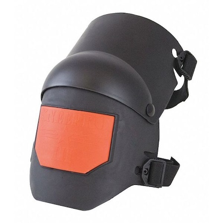 Sellstrom KneePro Ultra Flex Hybrid Knee Pads, Gel Pack, Hinged, Non-Marking Grip Strip, Black/Orange, 1 Pair S96211