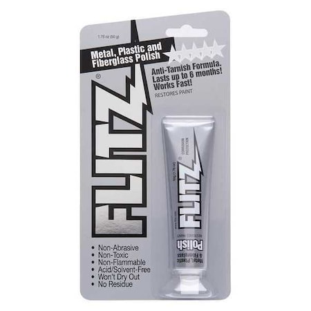 Flitz Fiberglass Pste Pol., Metal, Plst, 1.76 oz. BP 03511