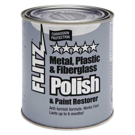 Flitz Fiberglass Paste Pol., Metal, Plast, 1 gal. CA 03588