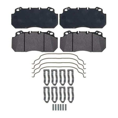 Acdelco Brake Pad with Hardware, Semi-Metallic 17D1312MHD