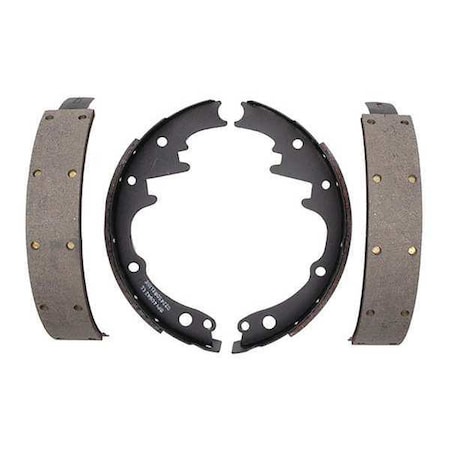 Acdelco Drum Brake Shoe, Bonded, Rear 17280B