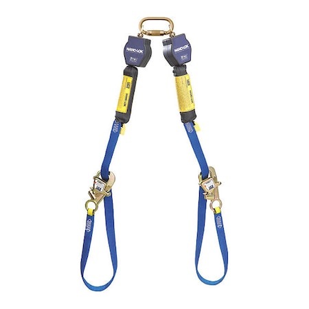 3M Dbi-Sala Nano-Lok(TM) Lifeline, 9 ft. Length, Quick Connect, 2 Leg(s), 420 lb. Weight Capacity 3101373