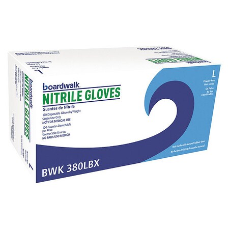 Boardwalk Disposable General-Purpose Nitri, PK1000, 1000 PK BWK380LCT