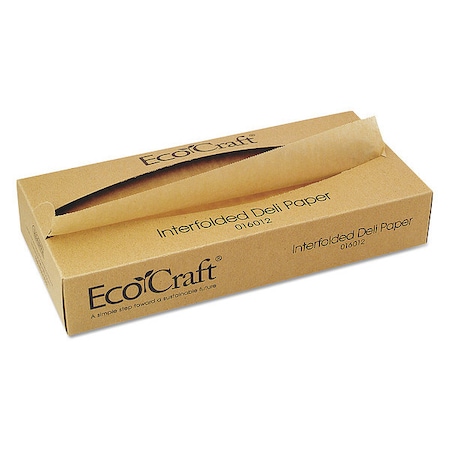 Bagcraft EcoCraft Interfolded Soy Wax Deli, PK12 1601216012