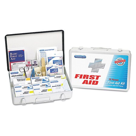 Physicianscare First Aid Kit for up to 75 People, Metal,  90018-001
