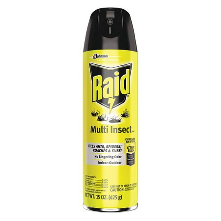 Raid Flying Insect Killer, 15 oz. Aerosol, PK12 300819