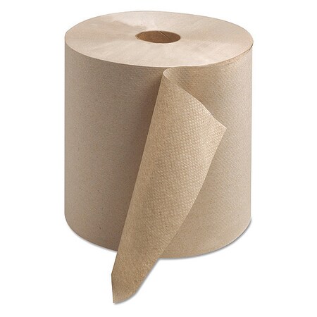 Tork Hardwound Roll Towel, 1-Ply, 7.9"x100, PK6 RK1000