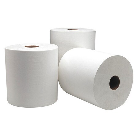 Tork Hardwound Roll Towel, 8"x1000 ft, W, PK250 214404