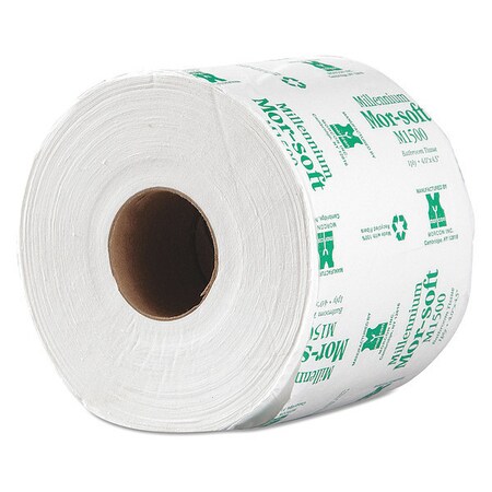 Morcon Morsoft Standard Bath Tissue, 1 Ply, 1500 Sheets, 48 PK MOR M1500
