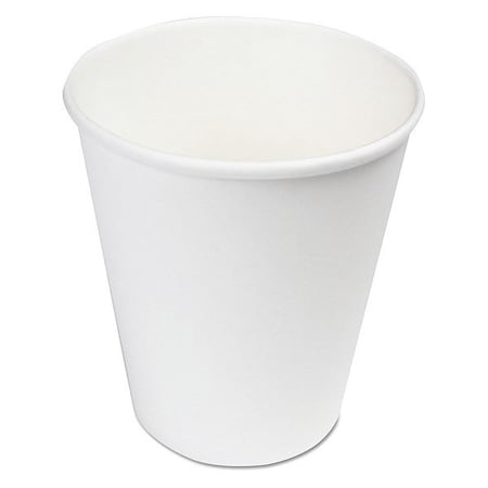 Boardwalk Paper Hot Cups, 8 oz, White, PK1000 WHT8HCUP