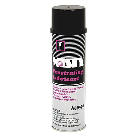 Misty Penetrating Lubricant Spray, 19-oz., PK12 1002456