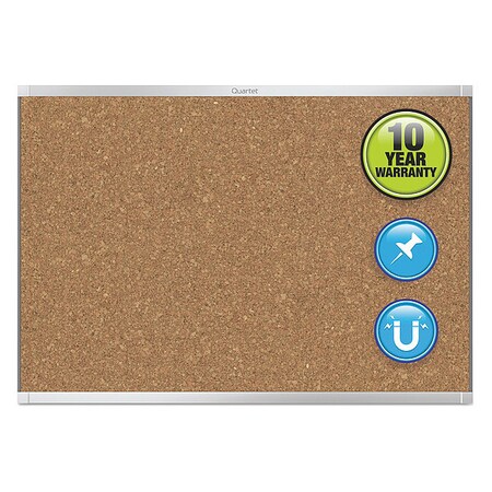 Quartet Prestige 2 Magnetic Cork Bulletin Board,  MC243AP2
