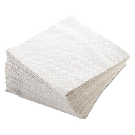 Morcon Dinner Napkins, 1-Ply, 15x17, White, PK250 MOR 16250