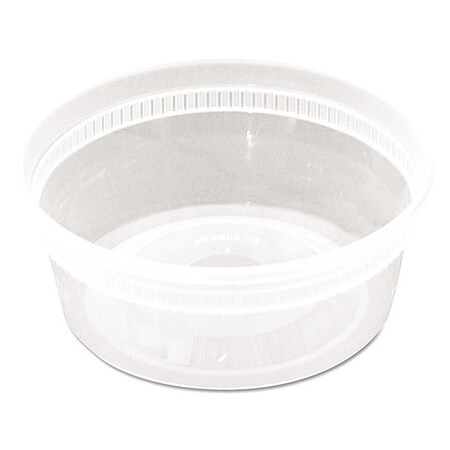 Pactiv DELItainr Microwavable Combo, Clear, 8 oz. YL2508
