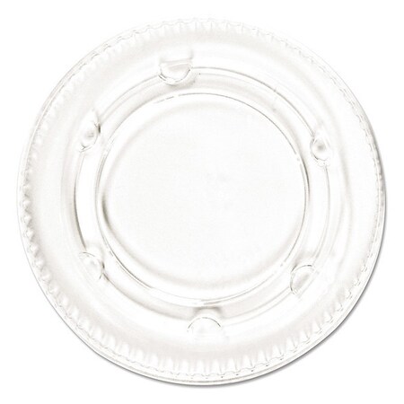 Pactiv Crystal-Clear Portion Cup Lids, F, PK2400 YLS2FR