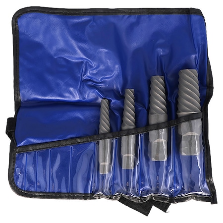 Chicago-Latrobe Screw Extractor 4pc Set 800 Chicago-Latrobe No 6, No 7, No 8, & No 9 65038