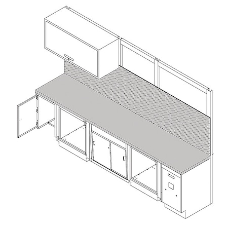 Equipto EquiptoBay Bench SS Top/WC And Chaseway S10