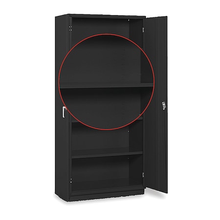 Equipto Extra Shelf for 18" deep cabinet, BK 16027A-BK
