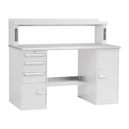 Equipto Equiptoflex Workcenter, WH 389R5W-WH