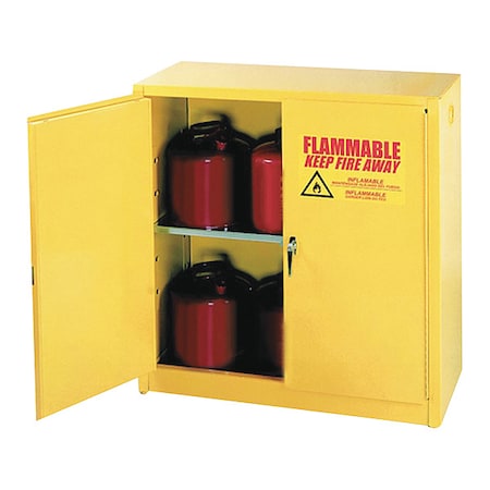 Equipto Flammable Liquid Storage Cabinet, 30 GAL FSC30S