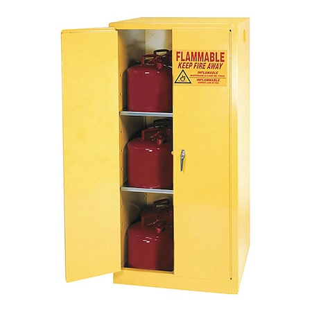 Equipto Flammable Liquid Storage Cabinet, 45 GAL FSC45S