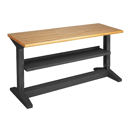 Equipto Iron-I Leg bench, BK 434-6W-BK