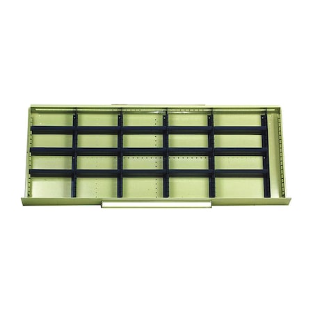 Equipto Mod Drawers Divider Set F, BK 4177F15-BK
