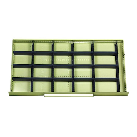 Equipto Mod Drawers Divider Set F, BK 4187F15