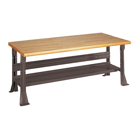 Equipto Open Leg Bench w/ Shelf 2322-6W