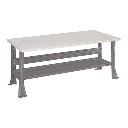 Equipto Open Leg Bench w/ Shelf 2321-4C