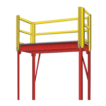 Equipto Platform Landing 96" by 48"; flr hgt10Ft 971-10