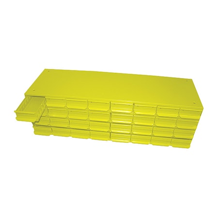 Equipto Cabinet W/ 24 Drwrs, 18x34-1/8x13-5/8, YL 3417-YL