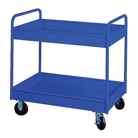 Equipto Stock Cart, 2 Shl 500 Lb. Cap 36x24x36, BL 150-BL