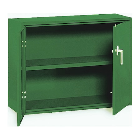Equipto Handy Cabinet W/ Lower Handle, 30 in x 13 in x 27 in, Green 1734DI-GN
