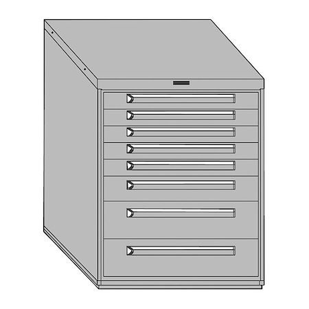 Equipto Bulk Rack Med Duty, Add On 30"X8FtX5Ft, BL 1015D80A-BL