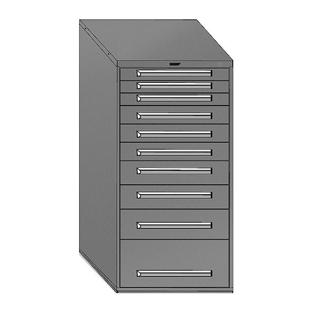 Equipto Mod Drawer Cabinet W/ Dividers, 30", GN 4424-01-GN