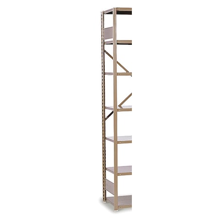 EQUIPTO VG Open Shelving End 7FtHX18"D, YL VGOE1884-YL