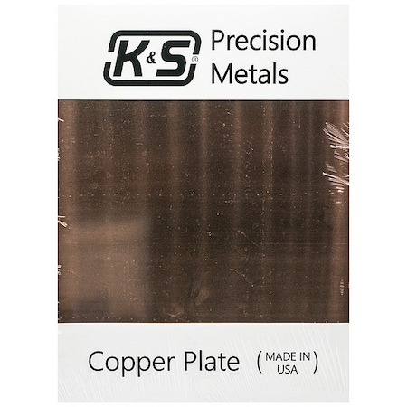 Zoro Select 110 Copper Plate, 0.016 in, H02, +/-0.002 in 6532