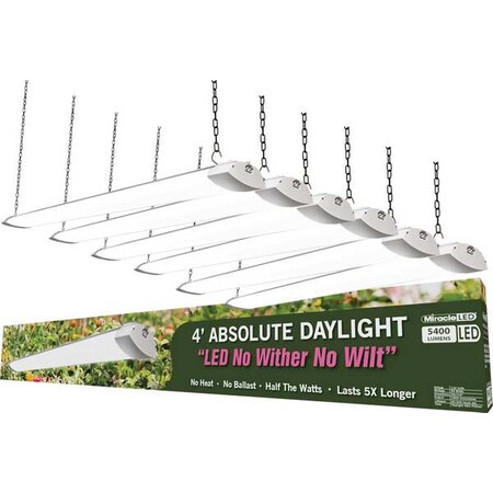Miracle Led Industrial 4 ft LED Grow Light Hydroponic Full Spectrum Daylight 602135