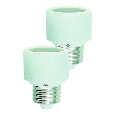 Miracle Led U.L. Listed 1 Inch Stackable Porcelain Socket Extenders, PK2 602219