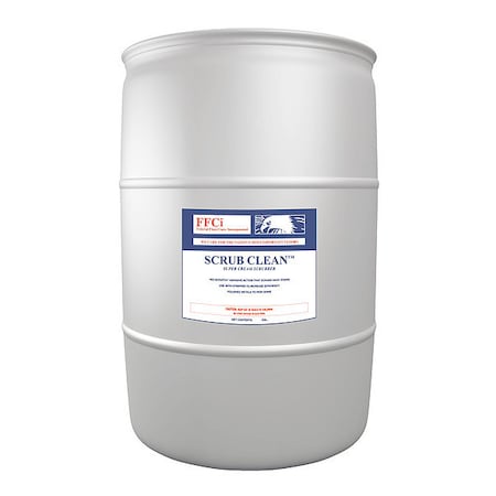 Scrub Clean Floor Stripping Booster and Creme Cleanser, 55 gal Drum 11628