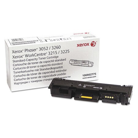 Xerox Toner, 1500 Page-Yield, Black, 106R02775 106R02775